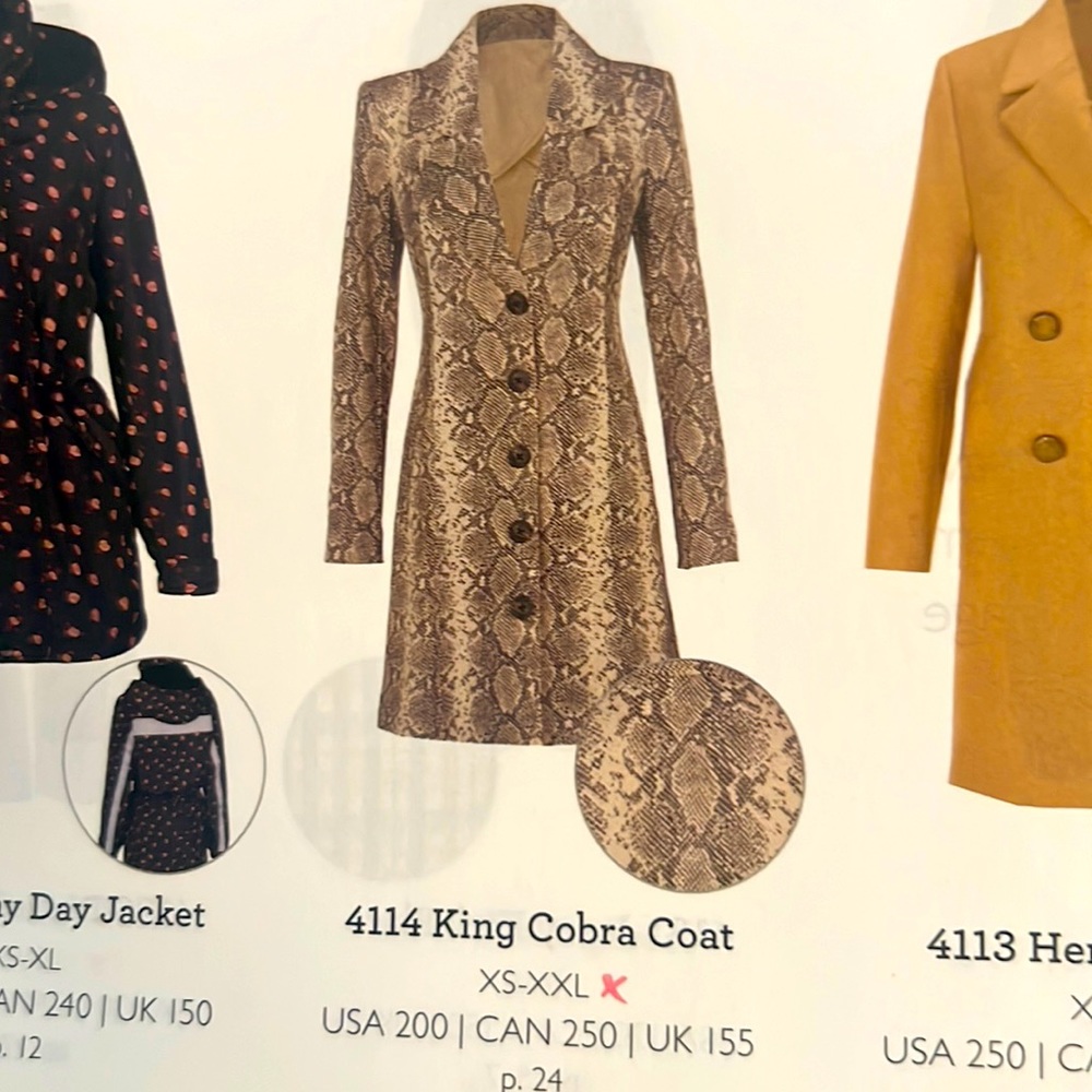Cabi King Cobra Coat #4114 - Large NEVER WORN